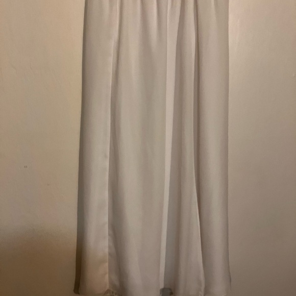 Pull on Floor  length slip with elastic  waist double layer 16 - Picture 5 of 7